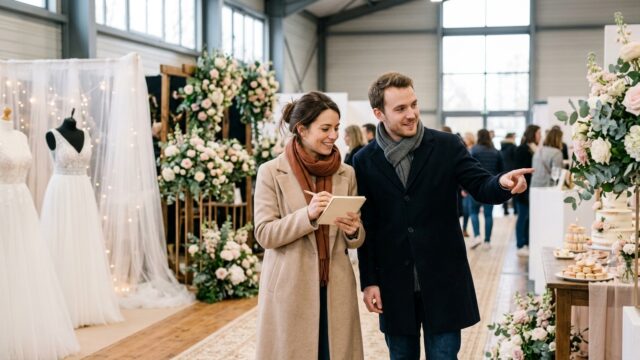 Salons du mariage 2027 : le calendrier week-end par week-end, et comment choisir le bon